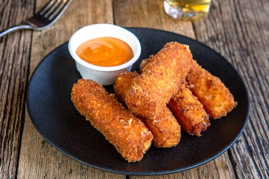 Air Fryer Crispy Mozzarella Sticks