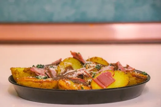 Air Fryer Garlic Parmesan Potato Wedges