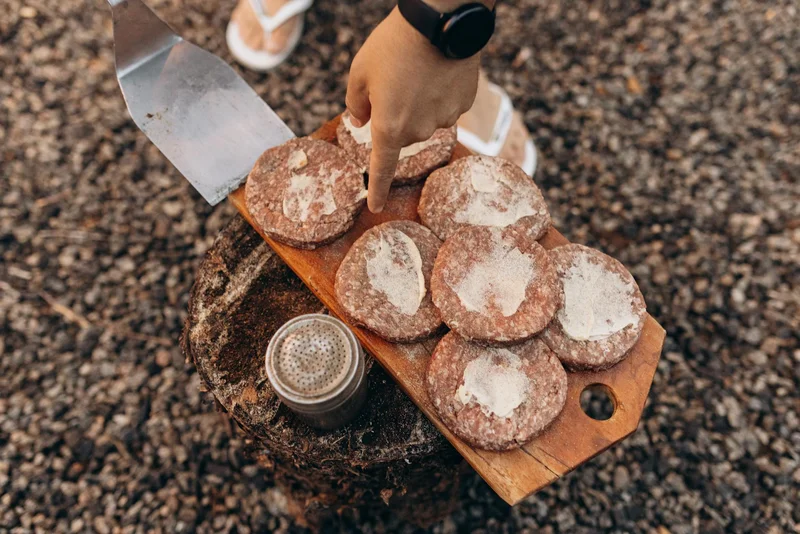 Air Fryer Ground Beef Patties