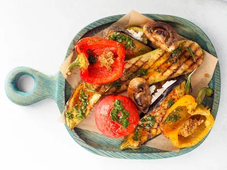 Air Fryer Mediterranean Veggie Medley