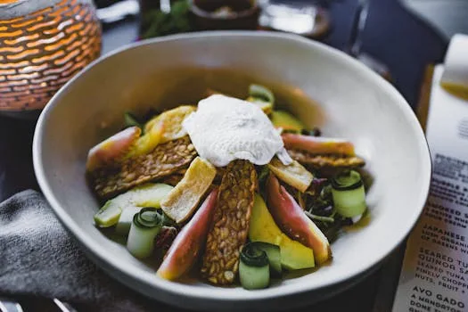 Air Fryer Roasted Tempeh & Root Vegetables