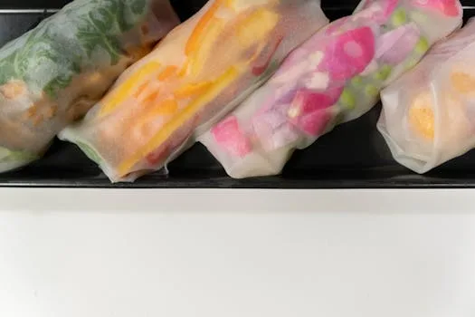 Crispy Air Fryer Vegetable Spring Rolls