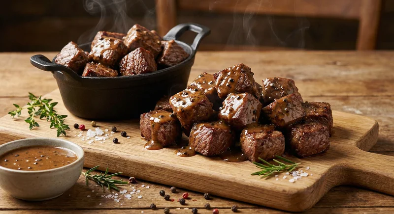 Beef steak bites
