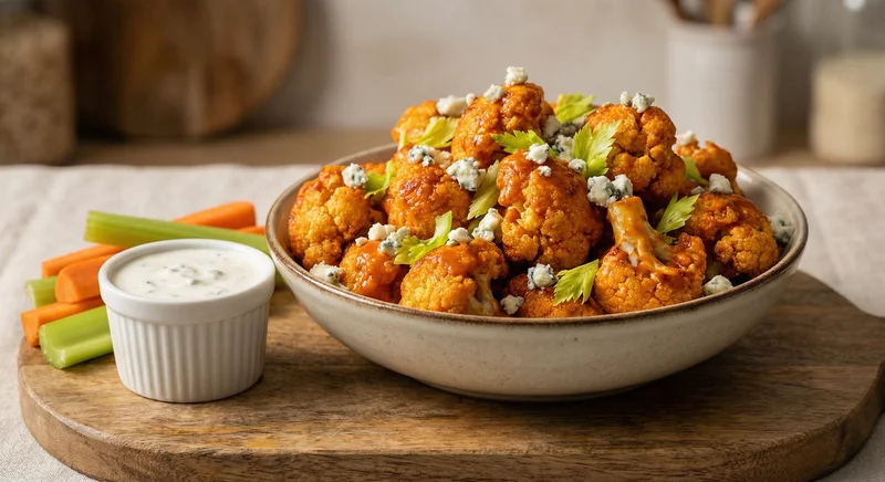 Buffalo Cauliflower Bites