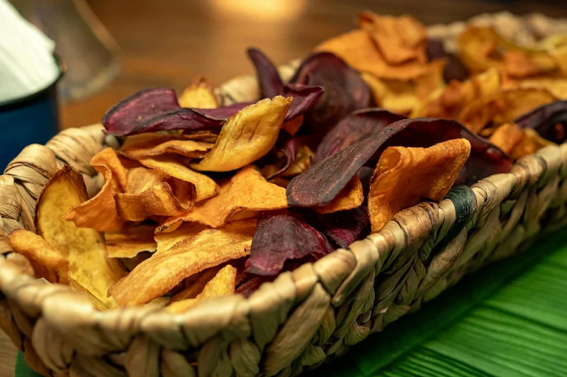 Crunchy Beetroot Chips
