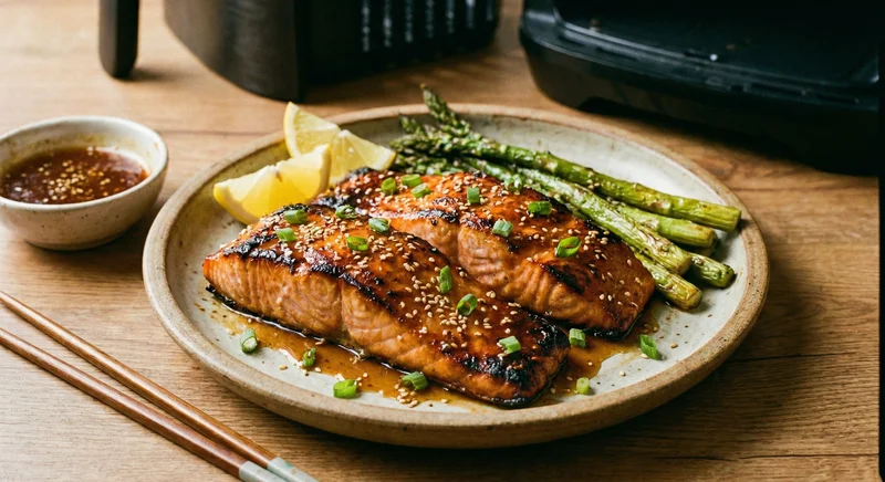 Honey garlic salmon