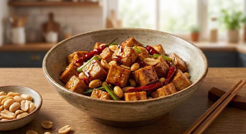 Kung pao tofu
