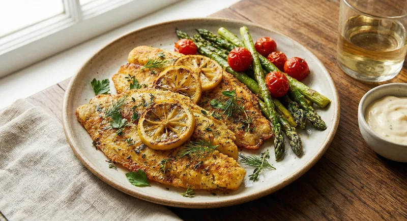Lemon herb tilapia