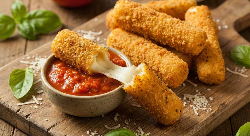 Air Fryer Mozzarella Sticks