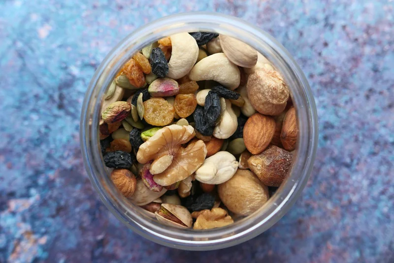 Nutty Fruit Trail Mix Bites