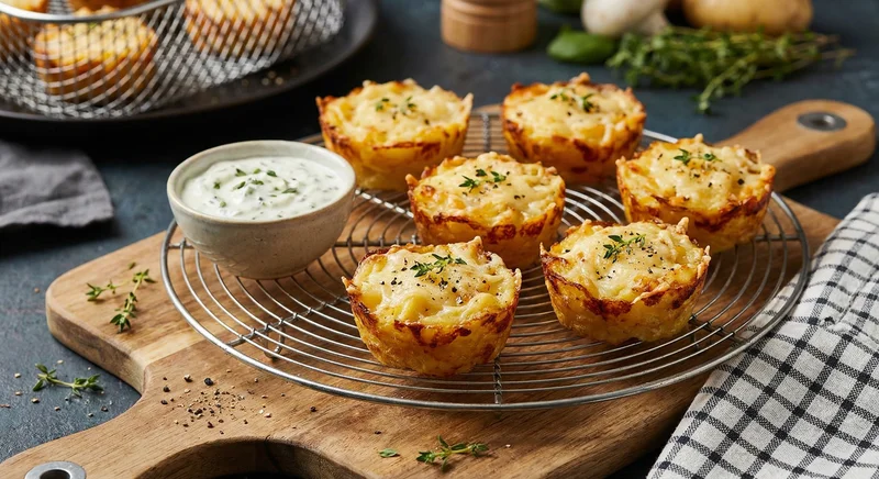Potato gratin bites