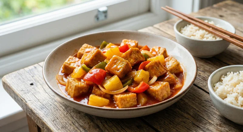 Sweet sour tofu