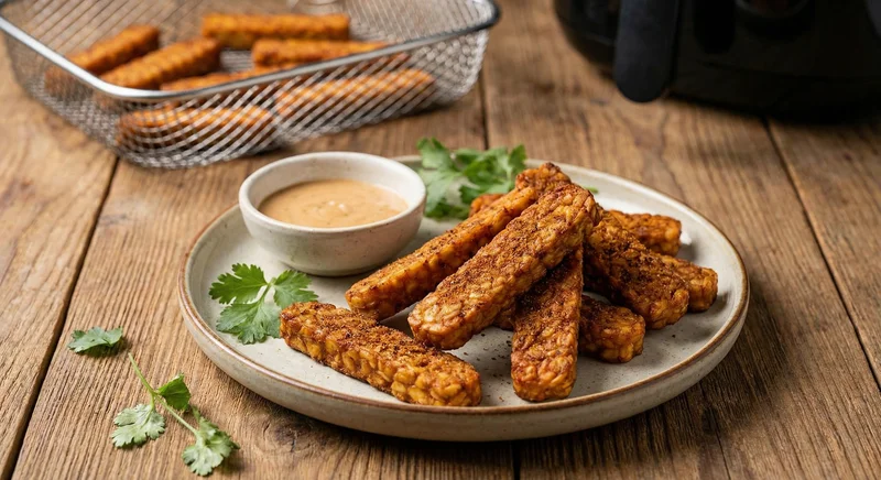 Tempeh strips